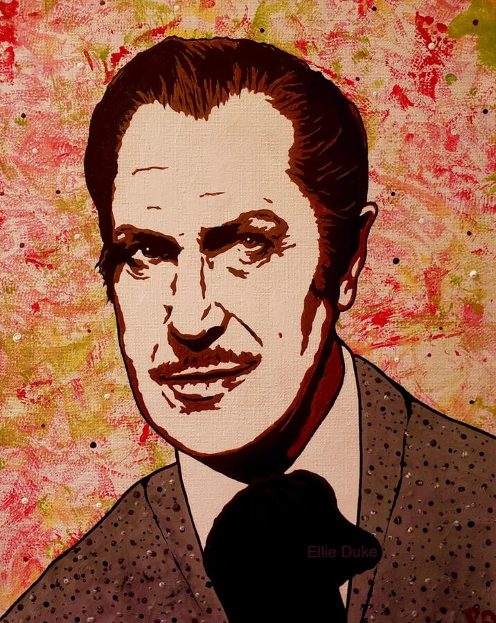Vincent Price Vincent Price pop art portrait ellie duke art