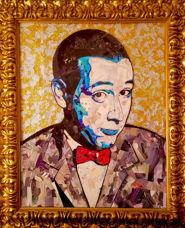 Pee-wee Herman Pee-wee Herman pop art portrait ellie duke art