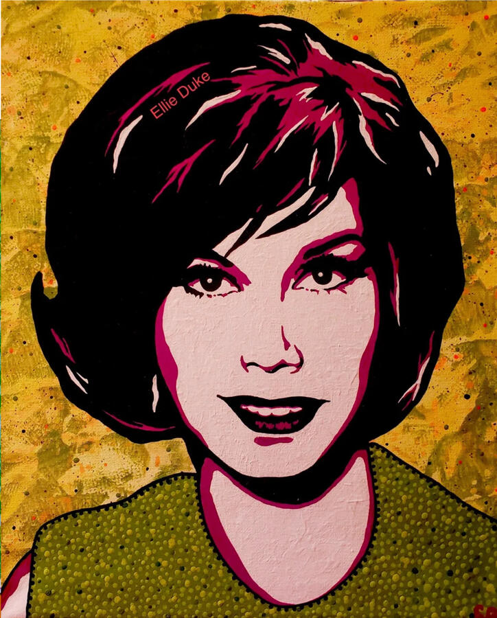 Mary Tyler Moore mary tyler moore pop art portrait ellie duke art