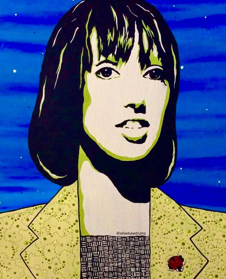 Shelley Duvall shelley duvall ellie duke pop art portrait art
