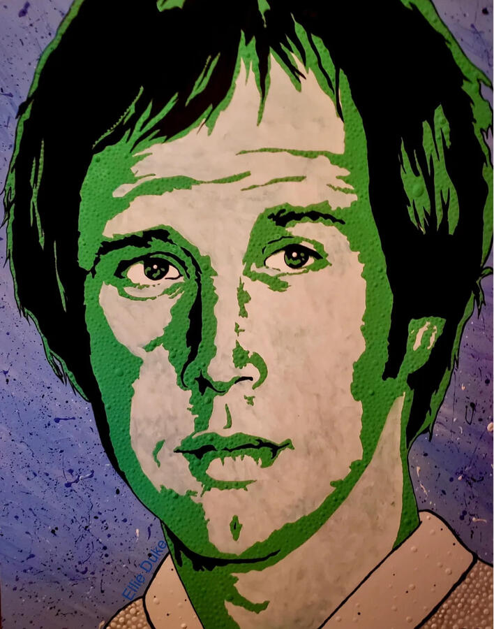 Chevy Chase chevy chase pop art portrait ellie duke art