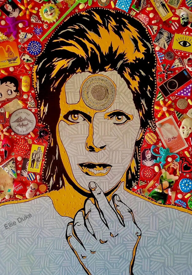 David Bowie david bowie ellie duke pop art portrait art