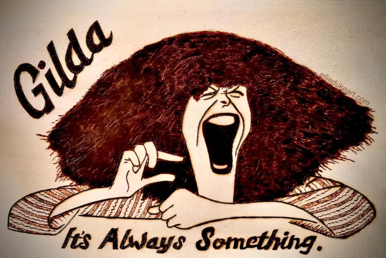 Gilda Radner Woodburn gilda radner cartoon art ellie duke art