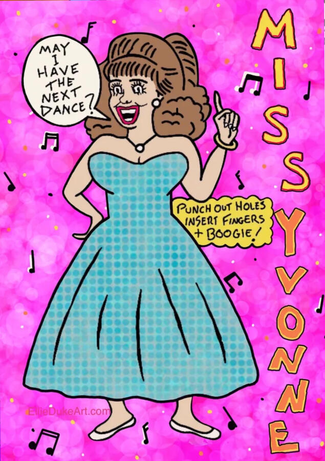 Miss Yvonne Cartoon miss yvonne cartoon ellie duke