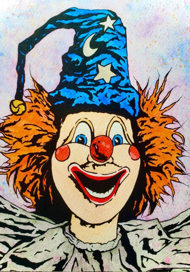 Poltergeist Clown poltergeist clown art ellie duke