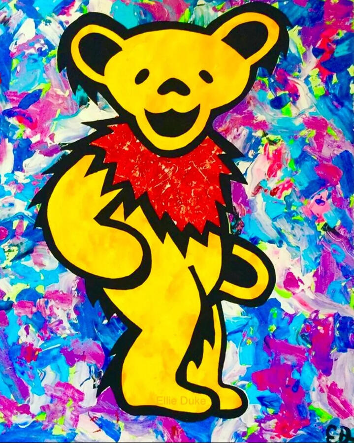 Grateful Dead Bear grateful dead bear art ellie duke