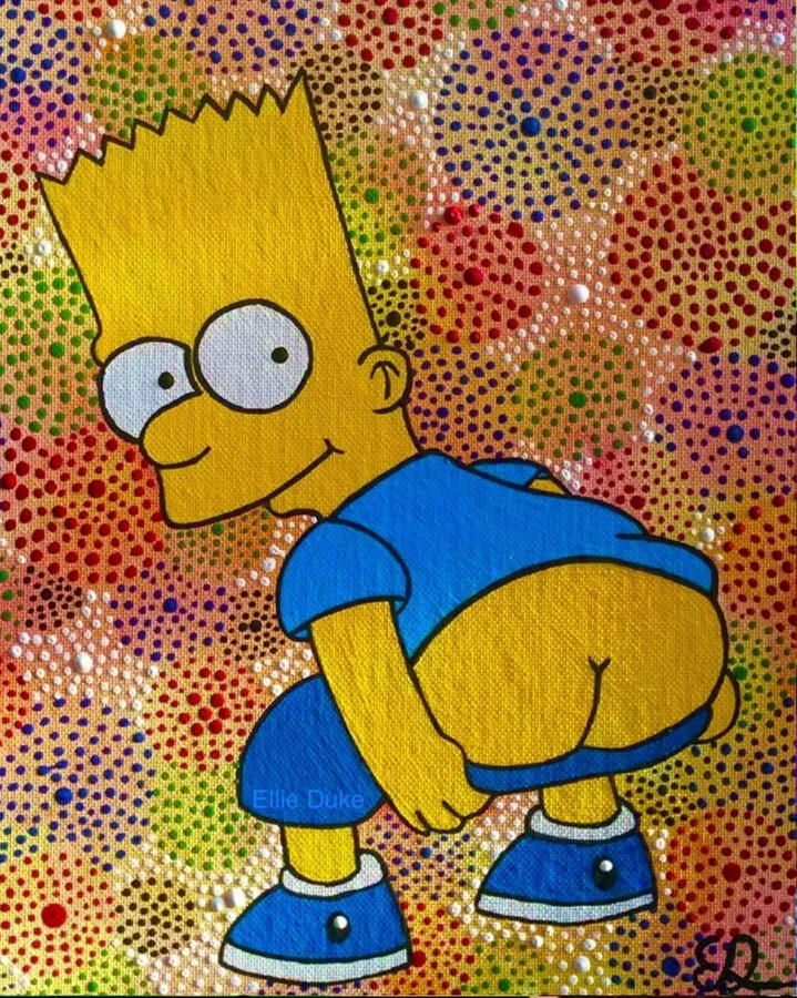 Bart Simpson bart simpson butt art ellie duke