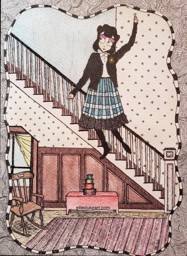 Lydia Deetz lydia deetz cartoon beetlejuice art ellie duke