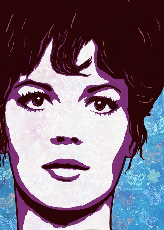 Natalie Wood natalie wood pop art portrait ellie duke