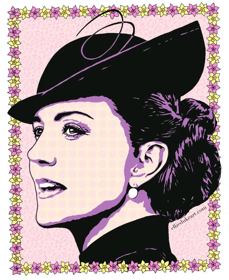 Catherine, Princess of Wales Catherine, Princess of Wales pop art portrait ellie duke art