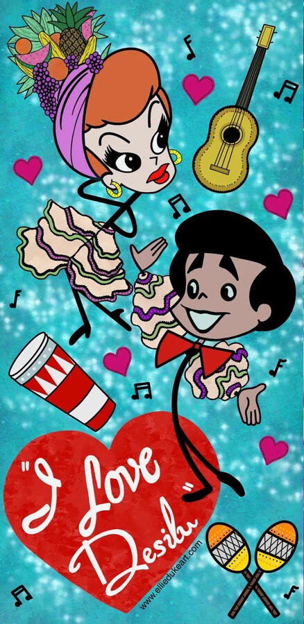 Lucy and Ricky i love lucky fan art desi ellie duke